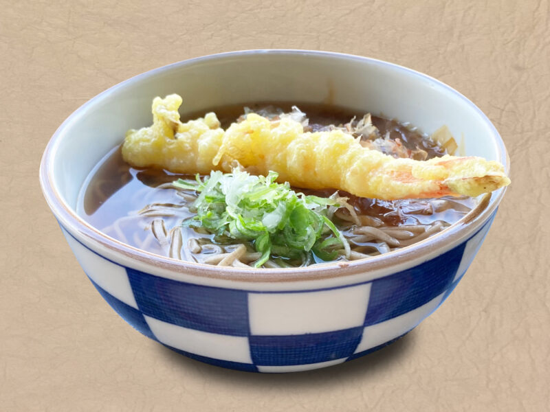 海老天のせ蕎麦