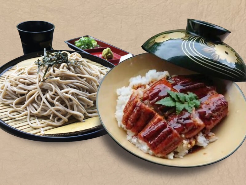 越前ざる蕎麦うな丼セット