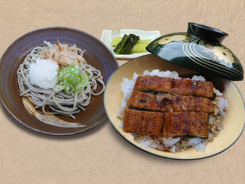 Echizen Oroshi Soba & Eel Bowl Set
