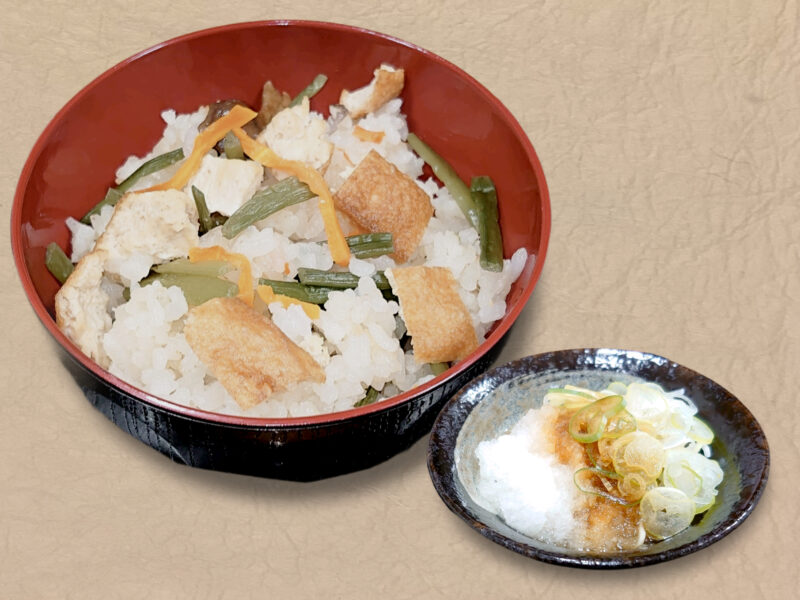 Rice Cooked with Abura-age