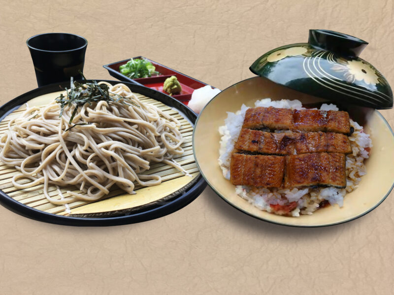 越前ざる蕎麦うな丼セット